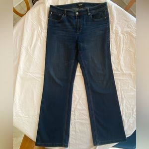 WHBM EUC Sz 12 bootleg blue jeans